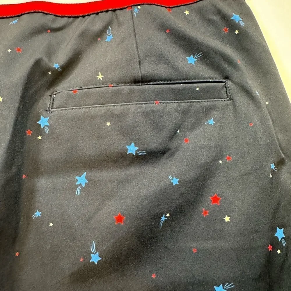 NWT Lady Hagen Women’s Navy Skort Red White Stars Golf Tennis Pickleball-Size XL - Picture 6 of 8